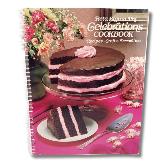 VINTAGE Beta Sigma Phi Celebrations Cookbook ~ Sorority member recipe collection - Picture 1 of 16